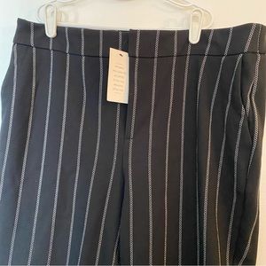 NWT ponte pinstriped pants from eloquii. Size 14